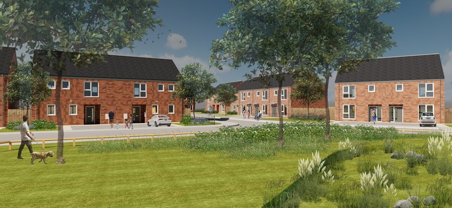 Chester Gate - proposed site layout